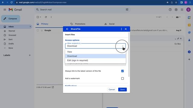 How to share a file using ShareFile for Google Workspace! смотреть онлайн