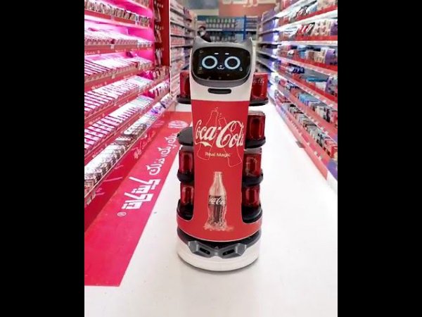 BellaBot и KettyBot в промо кампании Coca-Cola