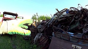 Разведка нового перспективного места! Что делать со всей этой кучей металлолома!?