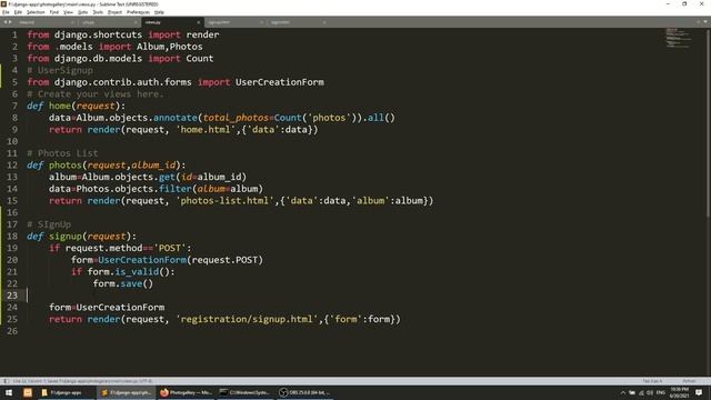 Build PhotoGallery Project in Django from scratch |  Django Project in One Video | Django Tutorials