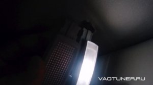 Штатная диодная подсветка макияжных зеркал Фольксваген