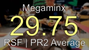 29.75 RSF Megaminx Average (25.72 Single) / GAN Megaminx Maglev // Moscow Strawberry Muffin 2024