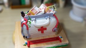 3д Торт "Сумочка медика" / 3D Cake "Purse medic" - Я - ТОРТодел!
