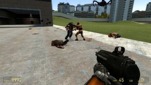 Garrys mod в steam  .Обновлённые нпс солдаты Black Mesa  и не только,система распространения звука