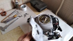 лодочный мотор из бензокосы с прямой передачей