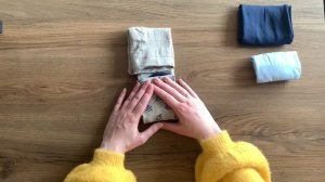 Как сложить одежду компактно