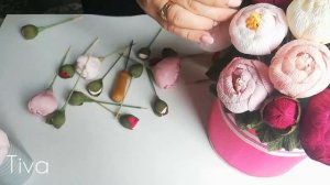 Букет из конфет с пионами! Букет на 8 марта!