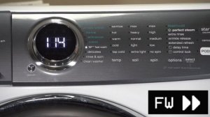 Electrolux Washing machine repair -  test mode