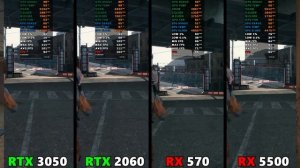 RTX 3050 VS RTX 2060 VS RX 570 VS RX 5500 XT COMPARISON TEST IN 12 GAMES