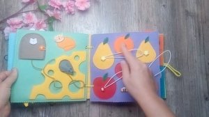 Развивающая КНИЖКА из фетра!!! Книжка из фетра своими руками. Quiet Book. Busy Book. Travel Book.
