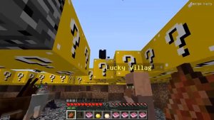 БАБКА ГРЕННИ И GRANDPA ВЫЖИВАЮТ В МИРЕ ЛАКИ БЛОКОВ В МАЙНКРАФТ НУБИК В MINECRAFT ТРОЛЛИНГ