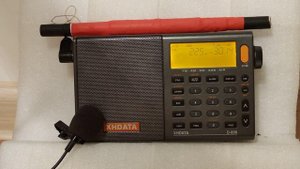 XHDATA D-808 с новой ферритовой антенной. Теперь принимает на длинных волнах.