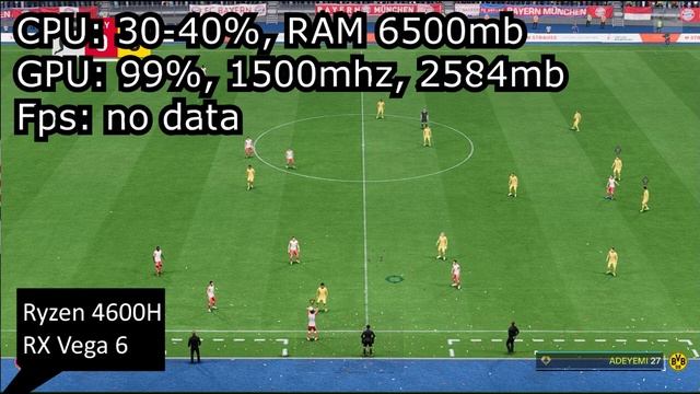 EA Sports FC 24 - FIFA 24 - ФИФА 24 на ноутбуке (RX Vega 6) смотреть онлайн