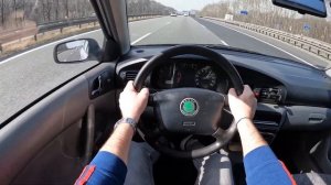 ТЕСТ ДРАЙВ 23ЛЕТНЕЙ ШКОДЫ ОКТАВИИ(1.6 75л.с.)ОБЗОР//ВОЖДЕНИЕ ОТ ПЕРВОГО ЛИЦА