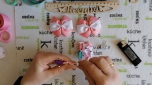 Самые популярные бантики из репсовой ленты 25мм