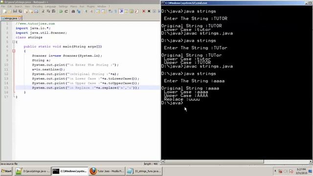 String Functions In Java Tamil