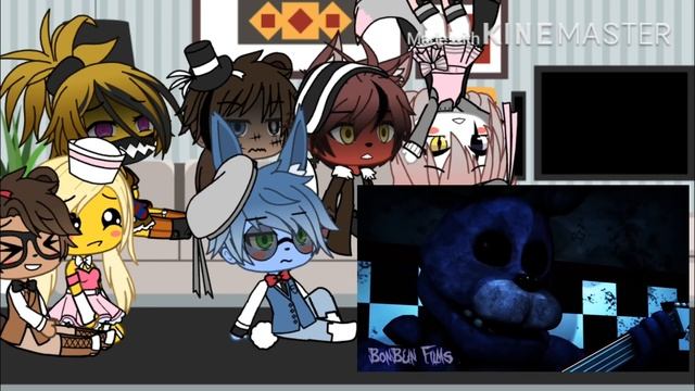 .•~ FNAF Two React To The Bonnie Song ~•. смотреть онлайн