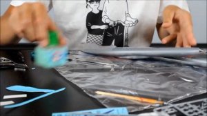 распаковка модели самолета Туполев ту-154 от компании звезда+покраска склейка