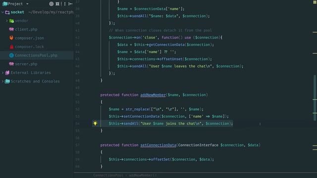 ReactPHP Tutorial #6: Simple Chat With Sockets - Making it user-friendly смотреть онлайн