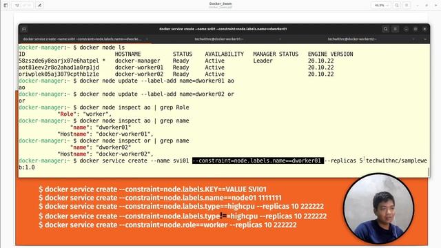 Docker Swarm ( Part 05 ) - Placement смотреть онлайн