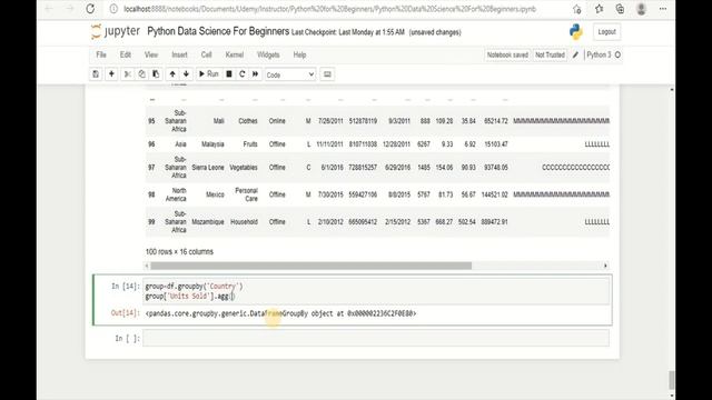 Python for Beginners [All in 90 Minutes] - Groupby Aggregations in Pandas Dataframe смотреть онлайн