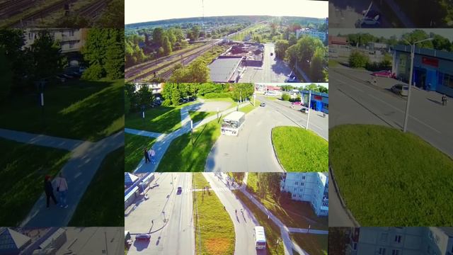 Обзор на автобус ПАЗ 3205 с высоты | Аэросъемка MJX FPV