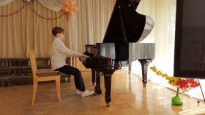 Барковский Кирилл, 12 лет.К.Черни этюд №13 опус. 299