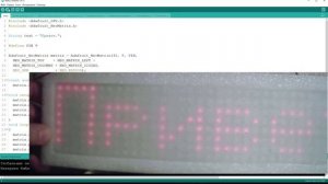 Адресная лента ws2812b, бегущая строка, управление шрифтами