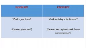 В чем разница между Which и What в английском языке?