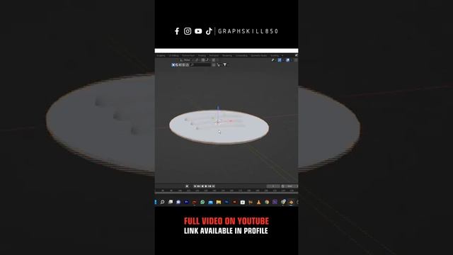 Spotify Logo in blender #blenderart #3dblender #tech   #design #blendertutorial #blender3d