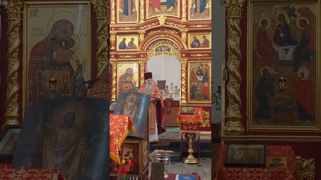 Некрасовский посёлок, батюшка на утренней службе смотреть онлайн