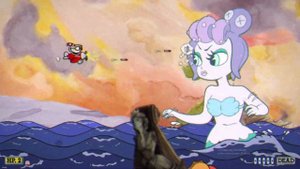 Прохождение вдвоем Cuphead - Кала Мария