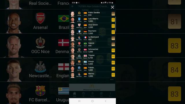 Alex Oxlade-Chamberlain FUT Ballers SBC SOLUTION - FIFA 23 смотреть онлайн