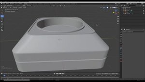 Розетка в blender 3д