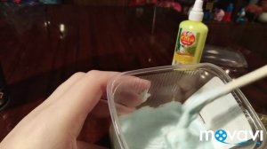 Как сделать слайм с гелем для бритья.