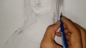 HOW TO DRAW MONALISA Step by step for beginners | PENCIL DRAWING