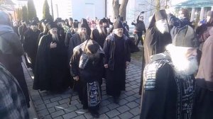 Погребение архидьякона Илиодора Оптинского