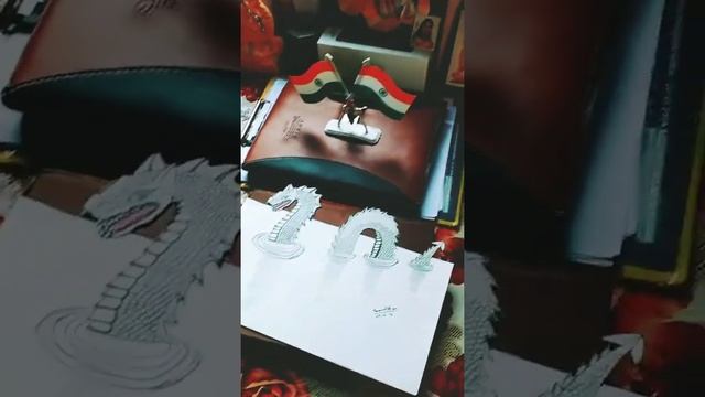 My hobby Art..3D ART... pencil 3D???❤? смотреть онлайн