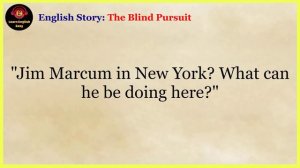 Learn English through story ★ Level 1 - The Blind Pursuit | Learn English Easy