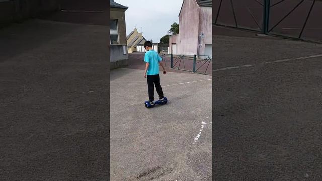 La première fois en Hoverboard(segway sans guidon)