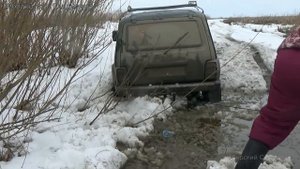 Испытание лебедки ЛР1 6+корыто  Трос синтетика 20м, ф 7 мм, на разрыв 4,9т