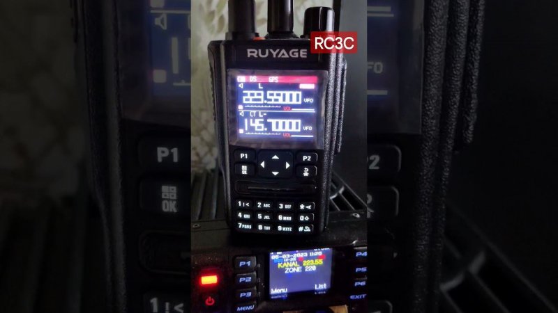 scrambler #FM Anytone D578UV & RUYAGE UV8 #hamradio #shorts