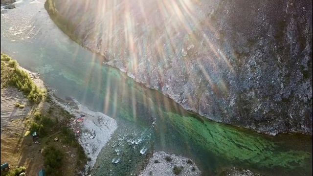 Приполярный Урал и р. Кожым. Природная коптер-зарисовка смотреть онлайн