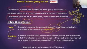 Data Structure - Implementing Stack in Python | Part 1 | CBSE Science | Chaitanya Khandal