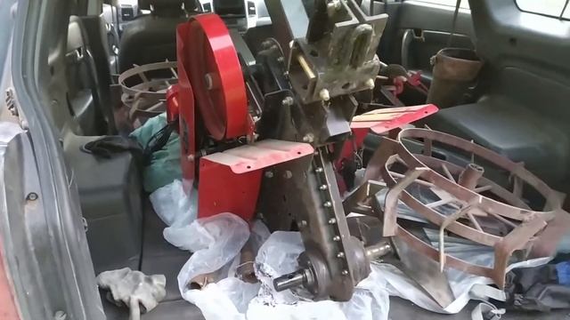 Купил БУ мотоблок ОКА и привез его в машине смотреть онлайн