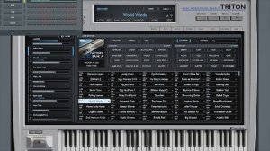 Korg Triton VST. 10 + 1 presets