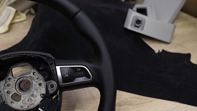 AUDI A6C6 Перетяжка руля (текстура) смотреть онлайн