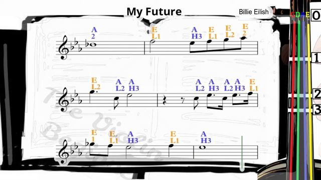 My Future | Billie Eilish | Violin SHEET MUSIC [With Fingerings] [Level 4] смотреть онлайн