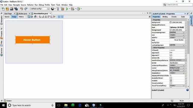 How to make hovering button in java [Free Code]