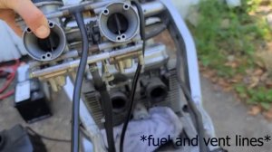 Carb removal and install 2001 Suzuki GS500